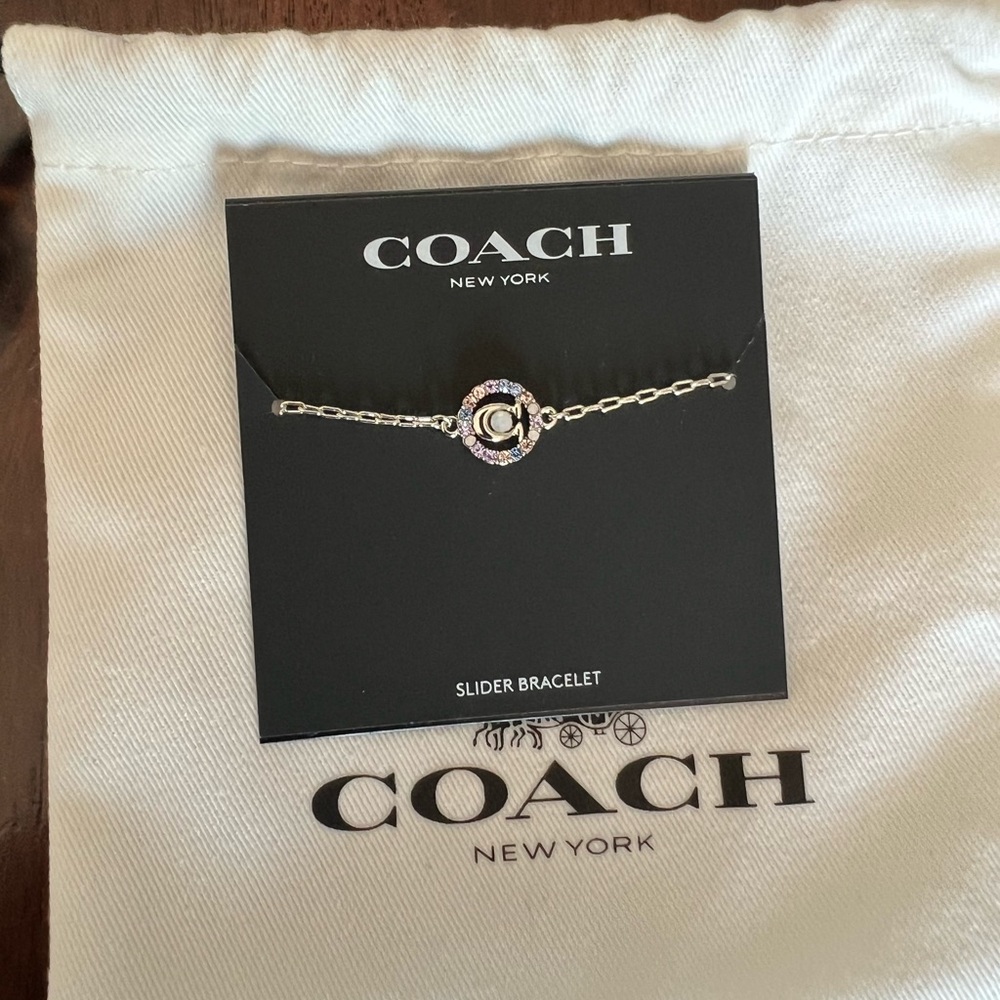Coach slider bracelet